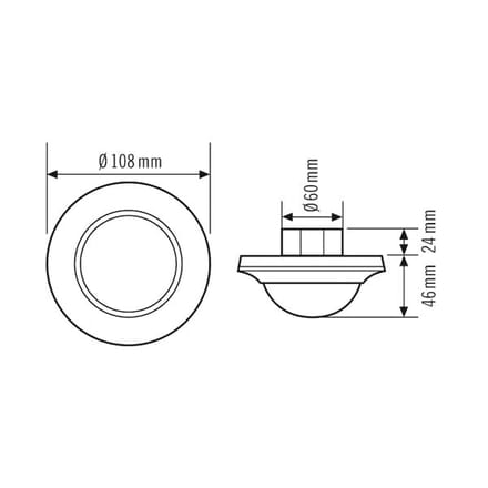 ESYLUX Compact Bewegingsschakelaar (Compleet) - EP10425783