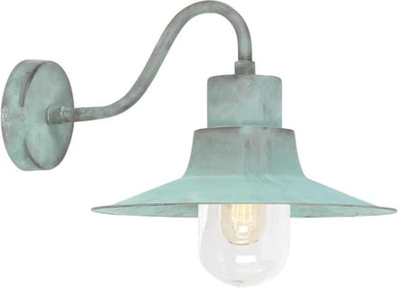 Wandlamp - Steady Lighting -  -  - E27 - L: 39cm - Voor Buiten - Woonkamer - Eetkamer - Verdigris