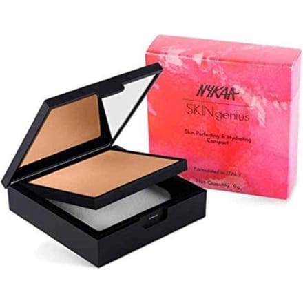 Nykaa Huid Perfectionerend En Hydraterend Compact (Warm Honing 03) red