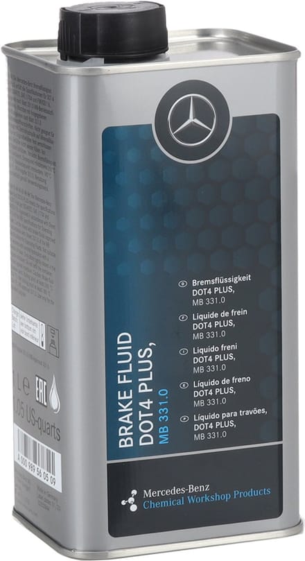 Mercedes Benz Brake Fluid DOT 4 plus MB 331.0 1 Liter
