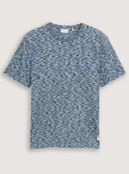Tom Tailor - T-shirt - Mannen - XXL - Blauw - Katoen - 1045697