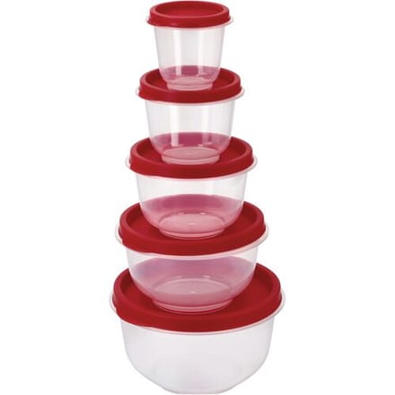 SILVERCREST Vershouddozenset 5-delig (Rond, Rood)