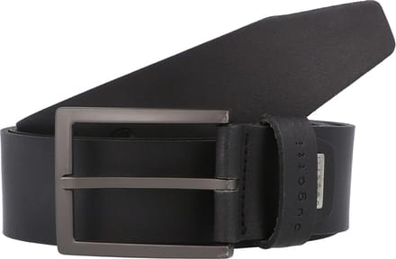 bugatti Leren Riem Men´s Leather Belt 3.5 W95 Black Zwart