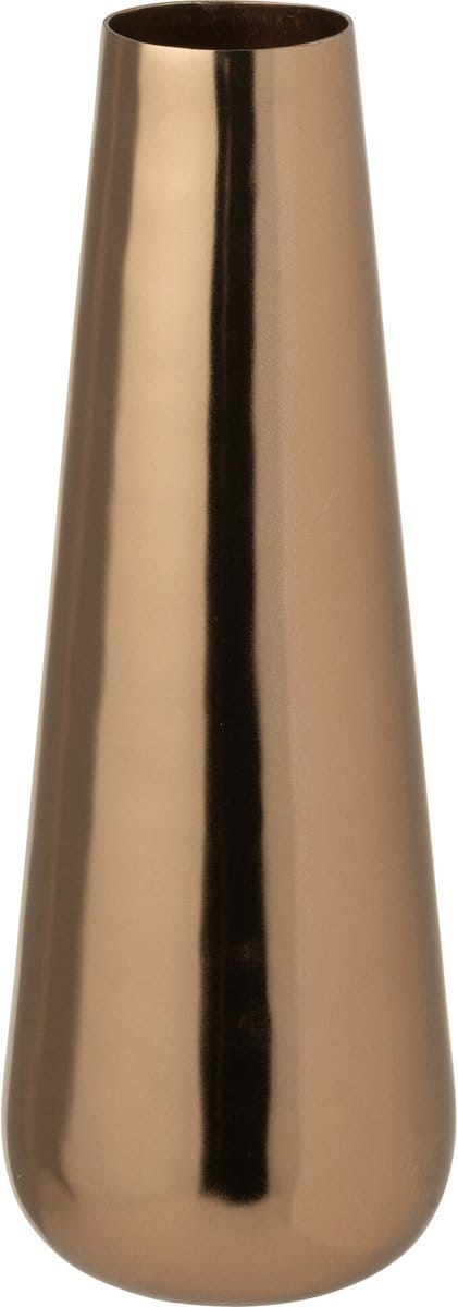 J-Line vaas - aluminium - goud - small - 40 cm hoog