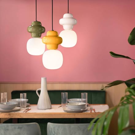 Ferroluce Hanglamp Copacabana, geel