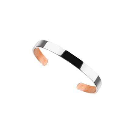 Koper Armband Silver 7MM - M