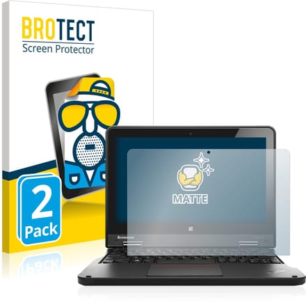 BROTECT - Screenprotector voor Lenovo ThinkPad Yoga 11e 6.Gen - Folie Beschermfolie matte 2 Stuks