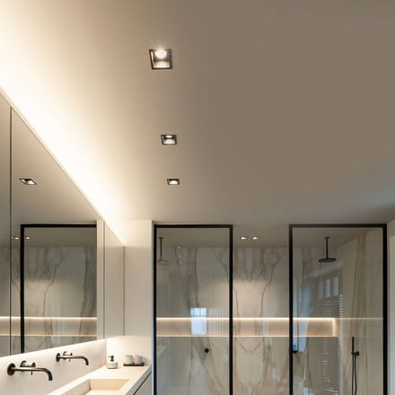 Wever & Ducré Lighting WEVER & DUCRÉ LED downlight Plano 2.0 zwart dimbaar