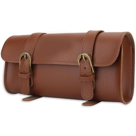 B Soul Retro Stijl Kunstleer Fiets Voorframe Tas Fiets Pouch Fietsonderdeel brown