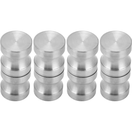 4 Sets Poignées Boutons de Porte de Douche en Verre Acier Inoxydable 304 Quincaillerie Accessoire de Salle de Bain