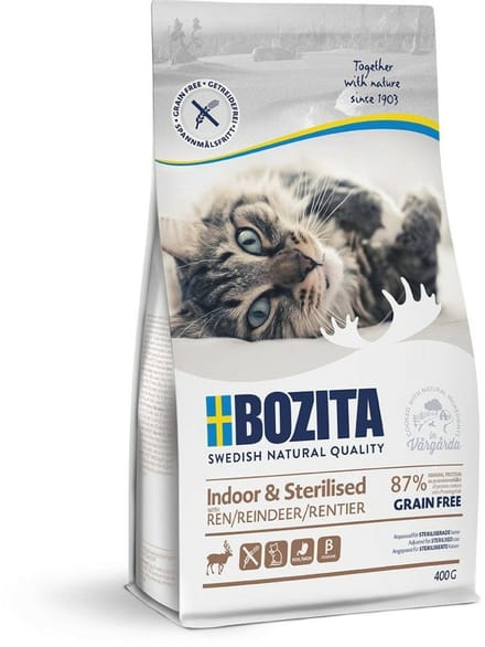 Bozita Indoor & Sterilised Graanvrij Reindeer 400 gram