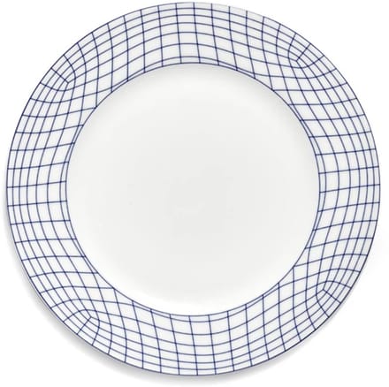 Serax Ann Van Hoey Nido plat bord D24cm blauw /wit
