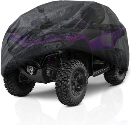 Maxxcovers Quadhoes 220x125x85cm - A-kwaliteit - Zwart