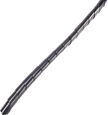 Conrad Components CG12-Black Spiraalslang 9 tot 65 mm Zwart 5 m
