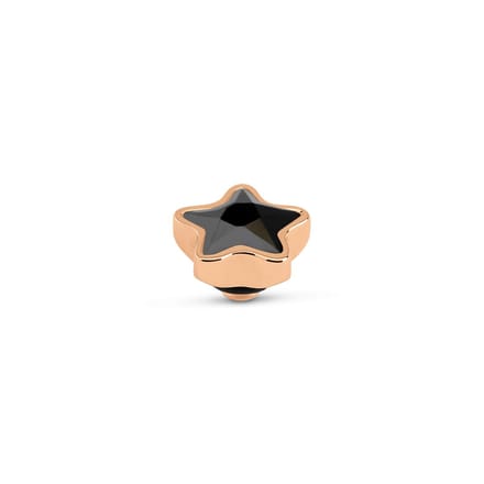 Melano Twisted Star Steentje Black Rosé