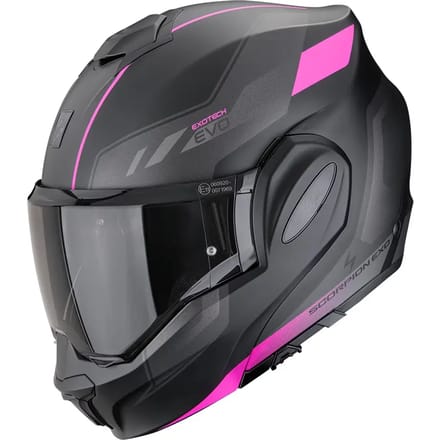 Scorpion Exo-Tech Evo Socius Matt Black Pink - Systeemhelm - Maat M - Motorhelm - ECE 22-06 gekeurd