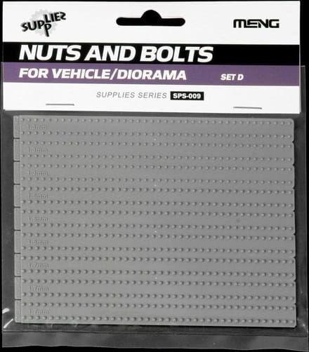 Meng Model Modelbouwdecoratie - SPS009 Nuts and Bolts Set D Accessoires set