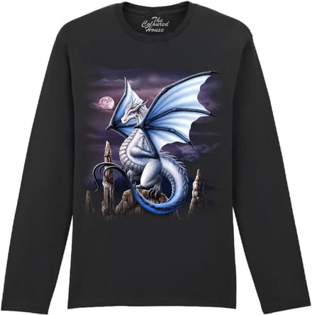 Draak Violet Dragon The Coloured House Longsleeve T-shirt L
