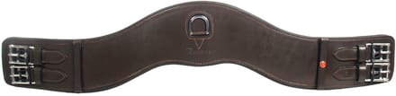 Rossner Comfort Dressuursingel - Maat: 75 - Bruin - Leer