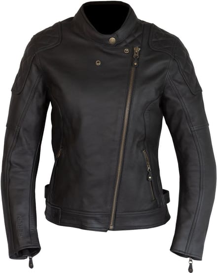Merlin Bristol D3O Cafe Dames motorfiets lederen jas -