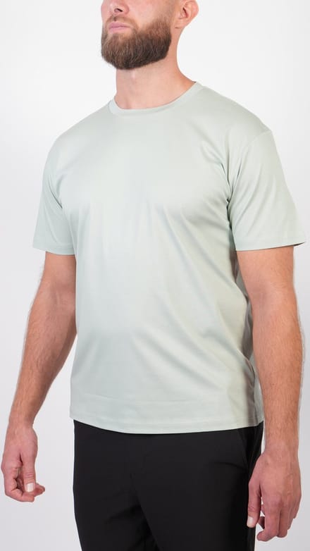BASKO T-SHIRT - SLIM FIT - SKY - MAAT S