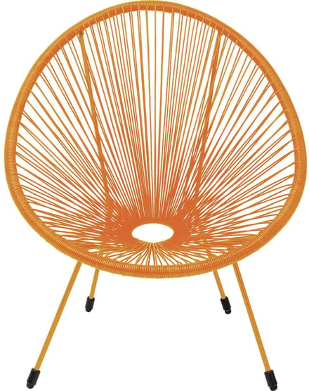Tuinfauteuil Acapulco Mono oranje Kare Design