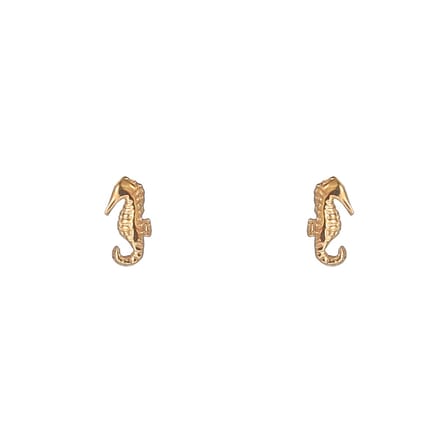 Go Dutch Label Oorknoppen Seahorse Stud Goudkleurig