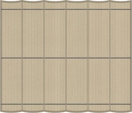 Harmonica schaduwdoek 290x400cm Sahara Sand - Exclusief Bevestigingsmateriaal
