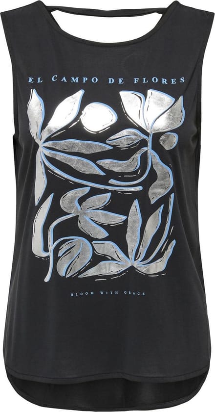 ONLY - ONLFREE LIFE S/L ART TOP BOX - Dames - Tank tops