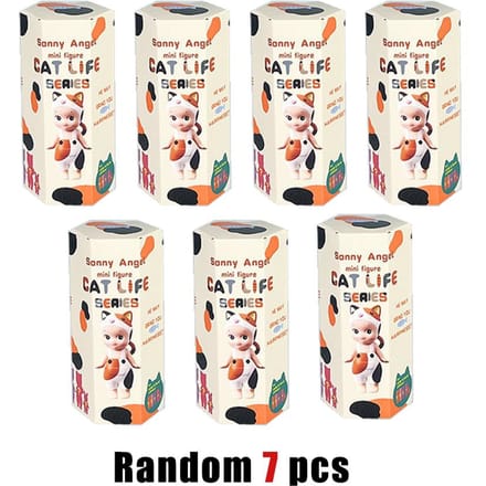 S Angel Kleine Engelpop Kat Leven Serie Blind Box Pop Sleutelhanger Hanger Handgemaakte Hanger Cadeaus