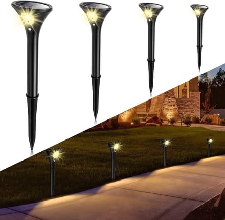Draadloze WiFi Buitenlampen met Bewegingssensor - Set van 4 - IP65 Waterdicht voor Tuin en Oprit
