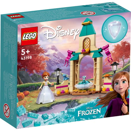 LEGO® ǀ Disney Binnenplaats van Anna's kasteel 43198 bouwset; ontworpen voor fans van Disney's Frozen 2; bouwbaar prinsessenspeelgoed dat de verbeelding prikkelt en uitnodigt tot onafhankelijk speelplezier; leuk Arendelle cadeau voor kinderen vanaf 5