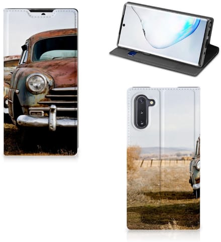 Samsung Galaxy Note 10 Stand Case Vintage Auto