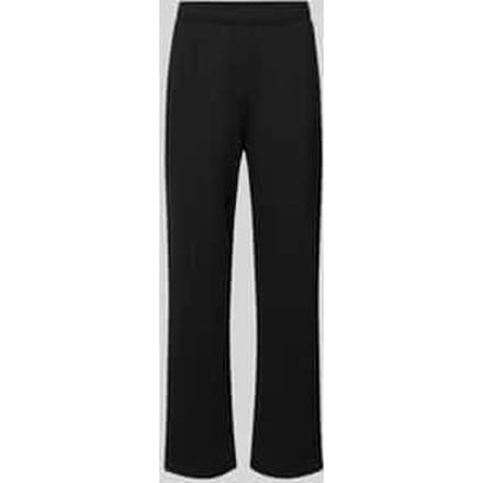 Sweatpants met lengtenaden en labelstitching