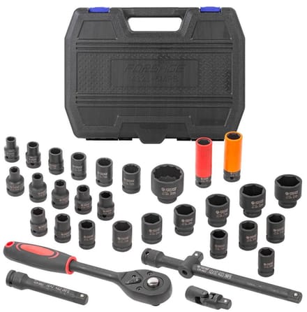 32-delige Slagdoppen Set 1/2" CR-MO Gereedschap