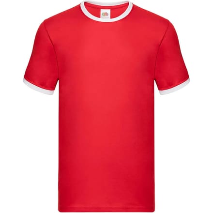 T-shirt Fruit of the Loom Ringer