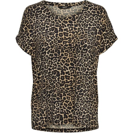 Regular fit T-shirt met viscose, model 'MOSTER'