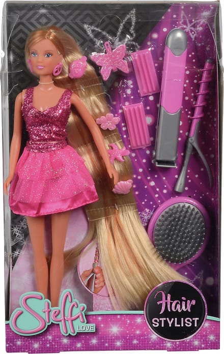 Simba Pop Steffi Love Hairstylist Junior 29 Cm Roze 11-delig