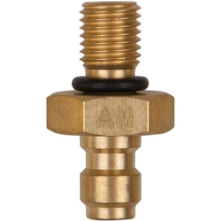 KS Tools 150.2650 Adapterstuk M8x1,0 buitenschroefdraad en 1/4 slangaansluiting met afdichtring