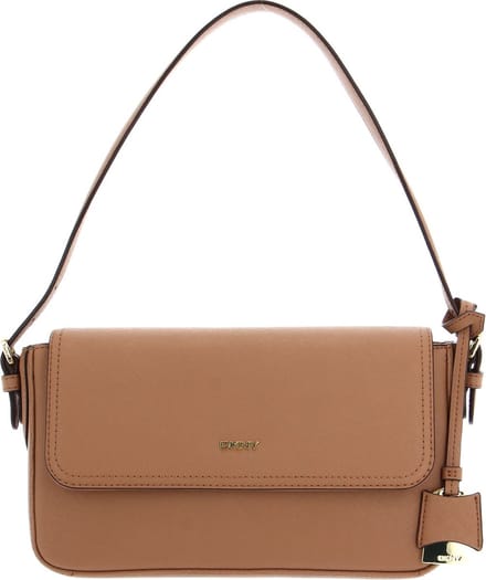 DKNY Schoudertas Avondtas Bibi EW Flap Shoulderbag Cashew Lichtbruin