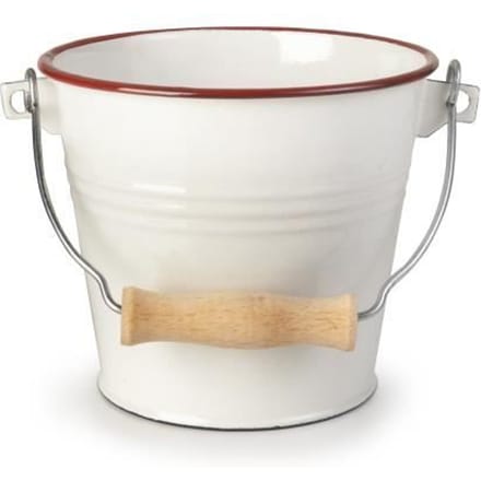 Seau - IBILI - 909314 - Inox - Blanc - Diamètre 14 cm - 1,5 L blanc