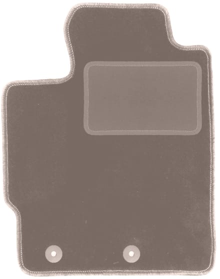 Beige bestuurdersmat voor: Toyota Verso-S minivan (2010-2015)