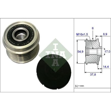 Schaeffler Ina Generator vrijloop INA 535 0217 10
