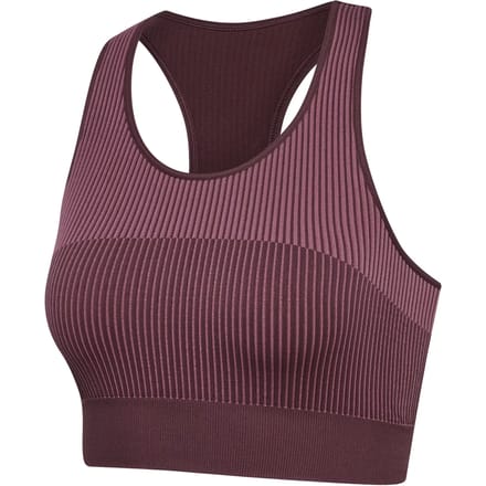 Hummel Dames Tanktop Zonder beugel Ronde hals Strepenstructuur Training
