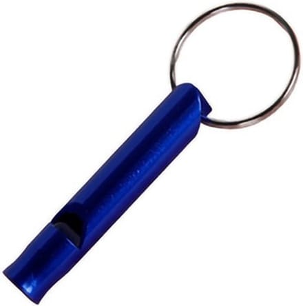 Sleutelhanger met fluitje - Blauw