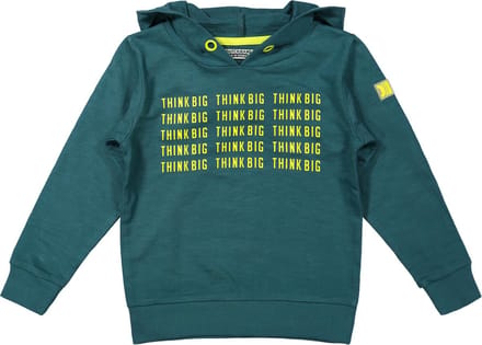 DJ Dutchjeans jongens hoodie Think Big Green - Maat 140