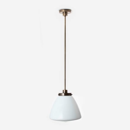 Hanglamp Schoolbol Large 20's Brons - Art Deco Trade