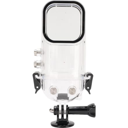 Boîtier de plongée adapté à la caméra d'action Insta360 X3 147FT Étanche PC PMMA Coque de protection pour caméra de plongée sous-marine avec 1 4 white