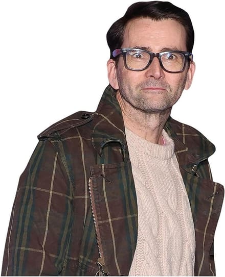 Kartonnen figuur - David Tennant Buddy - Feestdecoratie - Half lichaamsformaat - 90 cm hoog - Niet gespecificeerd