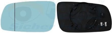 VanWezel 0323837 - Miroir rétroviseur gauche pour Audi A3 de 1996 au 06/2003